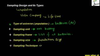 Sampling Design and Its Types