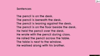 Prepositions (explanation with examples & exercise)