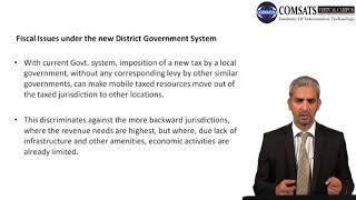 Components of Public Finance MPA405 LECTURE 27