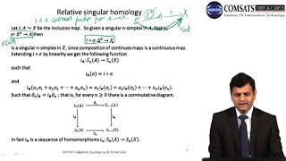 Algebraic Topology Urdu Hindi  MTH477 LECTURE 22