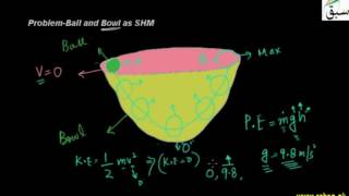 Problem-Ball and Bowl as SHM