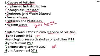 Essay Outline (Pollution) Part 2