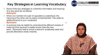 Study Skills in Hindi Urdu ENG401 LECTURE 12