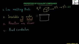 Properties of Covalent Compound