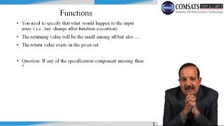 Formal Methods in Software Engineering CSE304 LECTURE 28