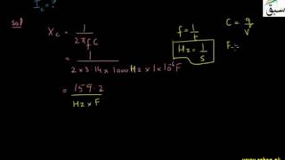 Problem-Capacitive Reactance