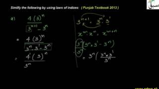 Problem 1: Applications of Laws of Exponents