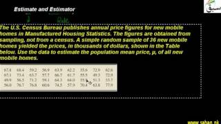 Estimates and Estimators