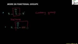 More on Functional Groups