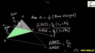 Proportional Parts of Triangle by Side Splitter Theo-1