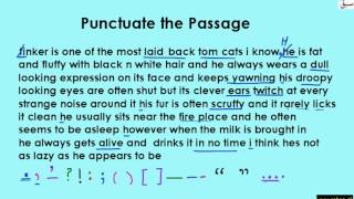 Punctuating a Passage Part-1