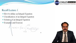 Integral Equations in Hindi Urdu  MTH471 LECTURE 02