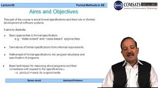 Formal Methods in Software Engineering CSE304 LECTURE 08