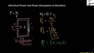 Electrical Power and Power Dissipation in Resistors