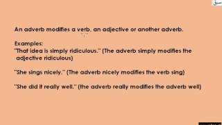 Adverbs (explanation with examples)