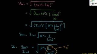 More on A.C. Through Resistor and Capacitor in Series