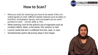 Study Skills in Hindi Urdu ENG401 LECTURE 08