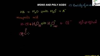 Mono and Poly Acids