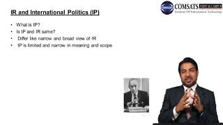 International Relations in Hindi Urdu HUM221 LECTURE 02