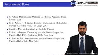 Mathematical Method Of Physics in hindi Urdu MTH483 LECTURE 01