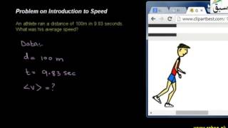 Problem on Introduction to Speed
