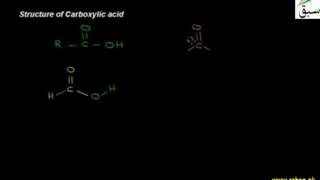 Structure of Carboxylic acid