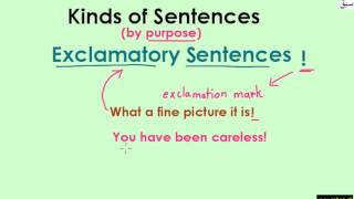 Excalamatory Sentences (explanation with examples)