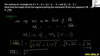 Problem 2: Use of Mid point Formula