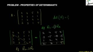 Problem 1-Properties of Determinants