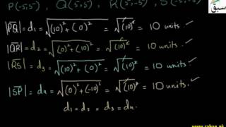Verifying Points Forming Square-Distance Formula