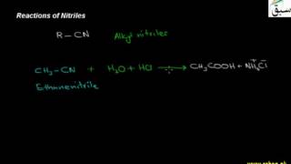 Reactions of Nitriles
