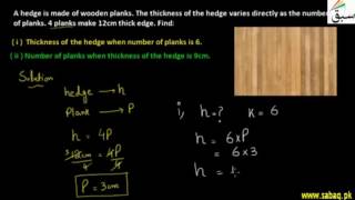 Problem 1: Direct Variations