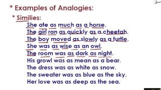 Analogy Part 5