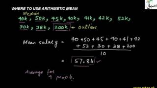 Where to Use Arithmatic Mean
