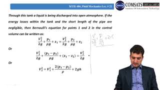 Fluid Mechanics in HIndi Urdu MTH486 LECTURE 22