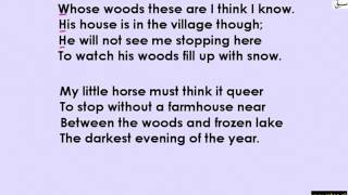 Stopping by Woods Q and A Part-1