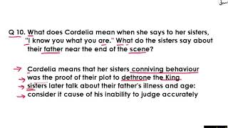 King Lear Q & A Part 2