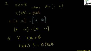 Properties of Scalar Multiplication