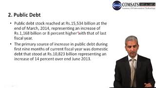 Components of Public Finance MPA405 LECTURE 30