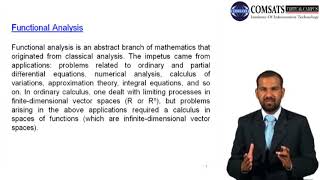 Functional Analysis  in Hindi Urdu MTH327 LECTURE 01