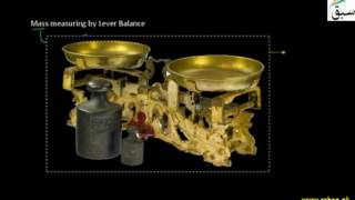 Mass measuring by Lever Balance