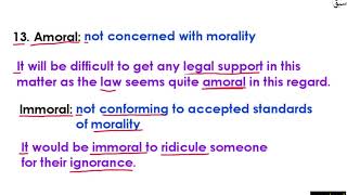 Word Pairs (5)- [meanings & Sentences] Part 3