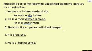 Exercise-Adjective Phrase