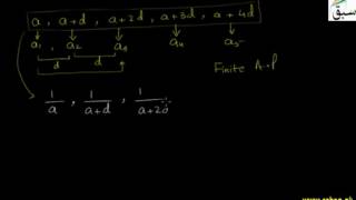 Concept of Harmonic Progression