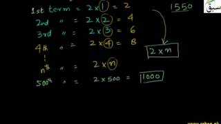 Genral Term in a Number Sequence