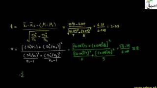 Comparing the Means of Two Normal Distributions with unequal Unknown Variances