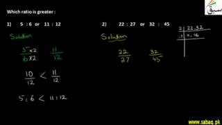 Problem 1: Concept of Ratio