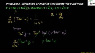 Problem3-Derivative of Inverse Trigonometric Functions