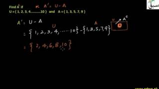 Problem 1: Complement of a Set