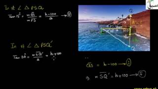 Problem3b-when Given Sides-Angle of Elevation-Depression